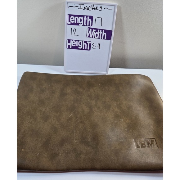 Vintage IBM Zipper Portfolio By‎ Hazel USA Made - Picture 2 of 6